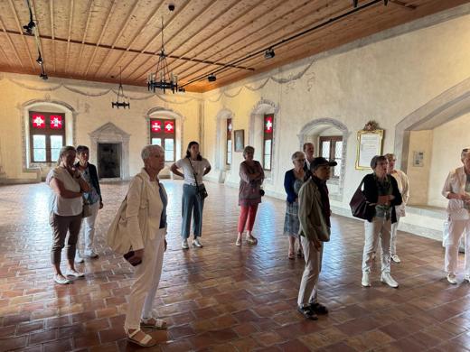 Die Gruppe im Rittersaal
